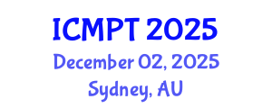 International Conference on Mycotoxins, Phycotoxins and Toxicology (ICMPT) December 02, 2025 - Sydney, Australia