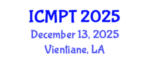 International Conference on Mycotoxins, Phycotoxins and Toxicology (ICMPT) December 13, 2025 - Vientiane, Laos
