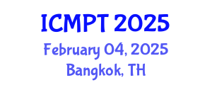 International Conference on Mycotoxins, Phycotoxins and Toxicology (ICMPT) February 04, 2025 - Bangkok, Thailand