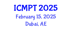 International Conference on Mycotoxins, Phycotoxins and Toxicology (ICMPT) February 15, 2025 - Dubai, United Arab Emirates