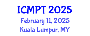 International Conference on Mycotoxins, Phycotoxins and Toxicology (ICMPT) February 11, 2025 - Kuala Lumpur, Malaysia