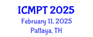 International Conference on Mycotoxins, Phycotoxins and Toxicology (ICMPT) February 11, 2025 - Pattaya, Thailand