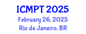 International Conference on Mycotoxins, Phycotoxins and Toxicology (ICMPT) February 26, 2025 - Rio de Janeiro, Brazil
