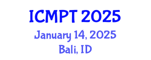 International Conference on Mycotoxins, Phycotoxins and Toxicology (ICMPT) January 14, 2025 - Bali, Indonesia