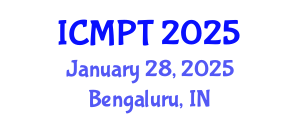 International Conference on Mycotoxins, Phycotoxins and Toxicology (ICMPT) January 28, 2025 - Bengaluru, India