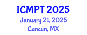 International Conference on Mycotoxins, Phycotoxins and Toxicology (ICMPT) January 21, 2025 - Cancún, Mexico