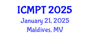 International Conference on Mycotoxins, Phycotoxins and Toxicology (ICMPT) January 21, 2025 - Maldives, Maldives