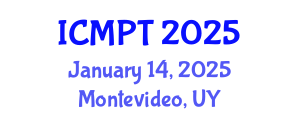 International Conference on Mycotoxins, Phycotoxins and Toxicology (ICMPT) January 14, 2025 - Montevideo, Uruguay