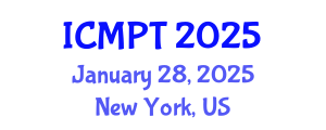 International Conference on Mycotoxins, Phycotoxins and Toxicology (ICMPT) January 28, 2025 - New York, United States