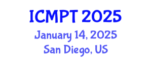 International Conference on Mycotoxins, Phycotoxins and Toxicology (ICMPT) January 14, 2025 - San Diego, United States