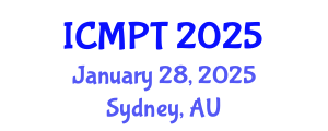 International Conference on Mycotoxins, Phycotoxins and Toxicology (ICMPT) January 28, 2025 - Sydney, Australia