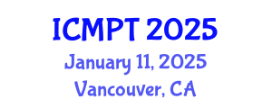 International Conference on Mycotoxins, Phycotoxins and Toxicology (ICMPT) January 11, 2025 - Vancouver, Canada