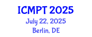 International Conference on Mycotoxins, Phycotoxins and Toxicology (ICMPT) July 22, 2025 - Berlin, Germany