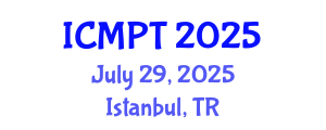 International Conference on Mycotoxins, Phycotoxins and Toxicology (ICMPT) July 29, 2025 - Istanbul, Turkey