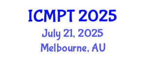International Conference on Mycotoxins, Phycotoxins and Toxicology (ICMPT) July 21, 2025 - Melbourne, Australia