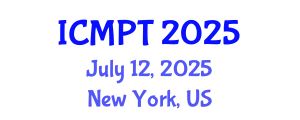 International Conference on Mycotoxins, Phycotoxins and Toxicology (ICMPT) July 12, 2025 - New York, United States