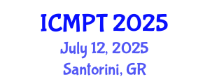 International Conference on Mycotoxins, Phycotoxins and Toxicology (ICMPT) July 12, 2025 - Santorini, Greece