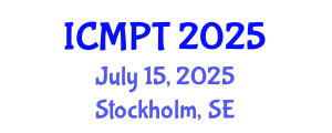 International Conference on Mycotoxins, Phycotoxins and Toxicology (ICMPT) July 15, 2025 - Stockholm, Sweden