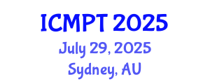International Conference on Mycotoxins, Phycotoxins and Toxicology (ICMPT) July 29, 2025 - Sydney, Australia