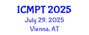 International Conference on Mycotoxins, Phycotoxins and Toxicology (ICMPT) July 29, 2025 - Vienna, Austria