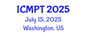 International Conference on Mycotoxins, Phycotoxins and Toxicology (ICMPT) July 15, 2025 - Washington, United States