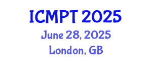 International Conference on Mycotoxins, Phycotoxins and Toxicology (ICMPT) June 28, 2025 - London, United Kingdom