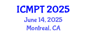 International Conference on Mycotoxins, Phycotoxins and Toxicology (ICMPT) June 14, 2025 - Montreal, Canada