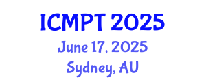 International Conference on Mycotoxins, Phycotoxins and Toxicology (ICMPT) June 17, 2025 - Sydney, Australia