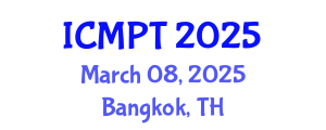 International Conference on Mycotoxins, Phycotoxins and Toxicology (ICMPT) March 08, 2025 - Bangkok, Thailand
