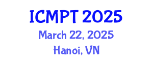 International Conference on Mycotoxins, Phycotoxins and Toxicology (ICMPT) March 22, 2025 - Hanoi, Vietnam