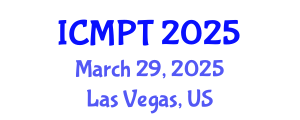 International Conference on Mycotoxins, Phycotoxins and Toxicology (ICMPT) March 29, 2025 - Las Vegas, United States