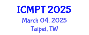 International Conference on Mycotoxins, Phycotoxins and Toxicology (ICMPT) March 04, 2025 - Taipei, Taiwan