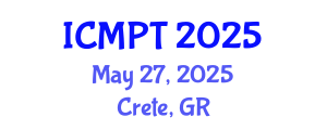 International Conference on Mycotoxins, Phycotoxins and Toxicology (ICMPT) May 27, 2025 - Crete, Greece