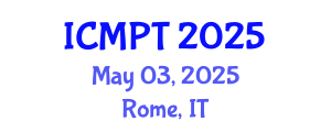 International Conference on Mycotoxins, Phycotoxins and Toxicology (ICMPT) May 03, 2025 - Rome, Italy