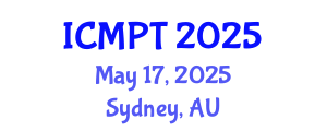International Conference on Mycotoxins, Phycotoxins and Toxicology (ICMPT) May 17, 2025 - Sydney, Australia