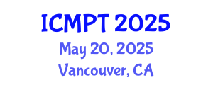 International Conference on Mycotoxins, Phycotoxins and Toxicology (ICMPT) May 20, 2025 - Vancouver, Canada