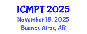 International Conference on Mycotoxins, Phycotoxins and Toxicology (ICMPT) November 18, 2025 - Buenos Aires, Argentina