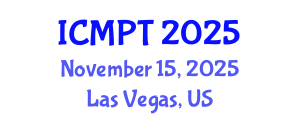 International Conference on Mycotoxins, Phycotoxins and Toxicology (ICMPT) November 15, 2025 - Las Vegas, United States