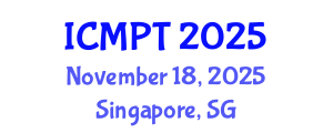 International Conference on Mycotoxins, Phycotoxins and Toxicology (ICMPT) November 18, 2025 - Singapore, Singapore