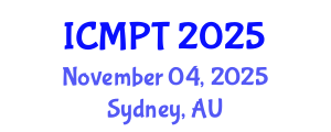 International Conference on Mycotoxins, Phycotoxins and Toxicology (ICMPT) November 04, 2025 - Sydney, Australia