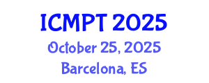 International Conference on Mycotoxins, Phycotoxins and Toxicology (ICMPT) October 25, 2025 - Barcelona, Spain