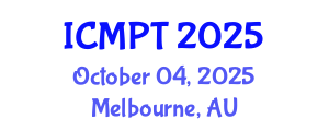 International Conference on Mycotoxins, Phycotoxins and Toxicology (ICMPT) October 04, 2025 - Melbourne, Australia