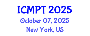 International Conference on Mycotoxins, Phycotoxins and Toxicology (ICMPT) October 07, 2025 - New York, United States