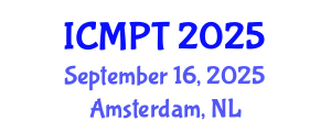 International Conference on Mycotoxins, Phycotoxins and Toxicology (ICMPT) September 16, 2025 - Amsterdam, Netherlands