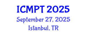 International Conference on Mycotoxins, Phycotoxins and Toxicology (ICMPT) September 27, 2025 - Istanbul, Turkey