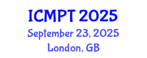 International Conference on Mycotoxins, Phycotoxins and Toxicology (ICMPT) September 23, 2025 - London, United Kingdom