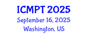 International Conference on Mycotoxins, Phycotoxins and Toxicology (ICMPT) September 16, 2025 - Washington, United States
