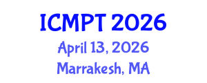 International Conference on Mycotoxins, Phycotoxins and Toxicology (ICMPT) April 13, 2026 - Marrakesh, Morocco International Conference on Mycotoxins, Phycotoxins and Toxicology (ICMPT) April 13, 2026 - Marrakesh, Morocco
