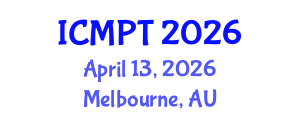 International Conference on Mycotoxins, Phycotoxins and Toxicology (ICMPT) April 13, 2026 - Melbourne, Australia International Conference on Mycotoxins, Phycotoxins and Toxicology (ICMPT) April 13, 2026 - Melbourne, Australia
