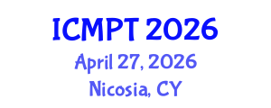 International Conference on Mycotoxins, Phycotoxins and Toxicology (ICMPT) April 27, 2026 - Nicosia, Cyprus International Conference on Mycotoxins, Phycotoxins and Toxicology (ICMPT) April 27, 2026 - Nicosia, Cyprus